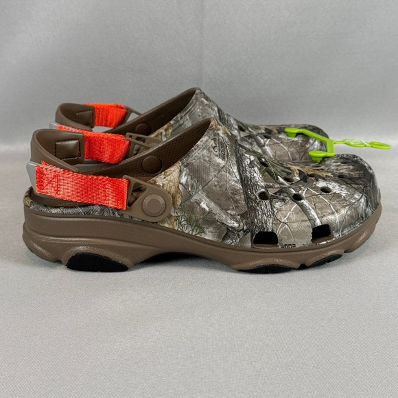 Crocs x Realtree Edge All-Terrain Clogs Mens 8 Walnut Camo Outdoors W10 New NWT main image 4